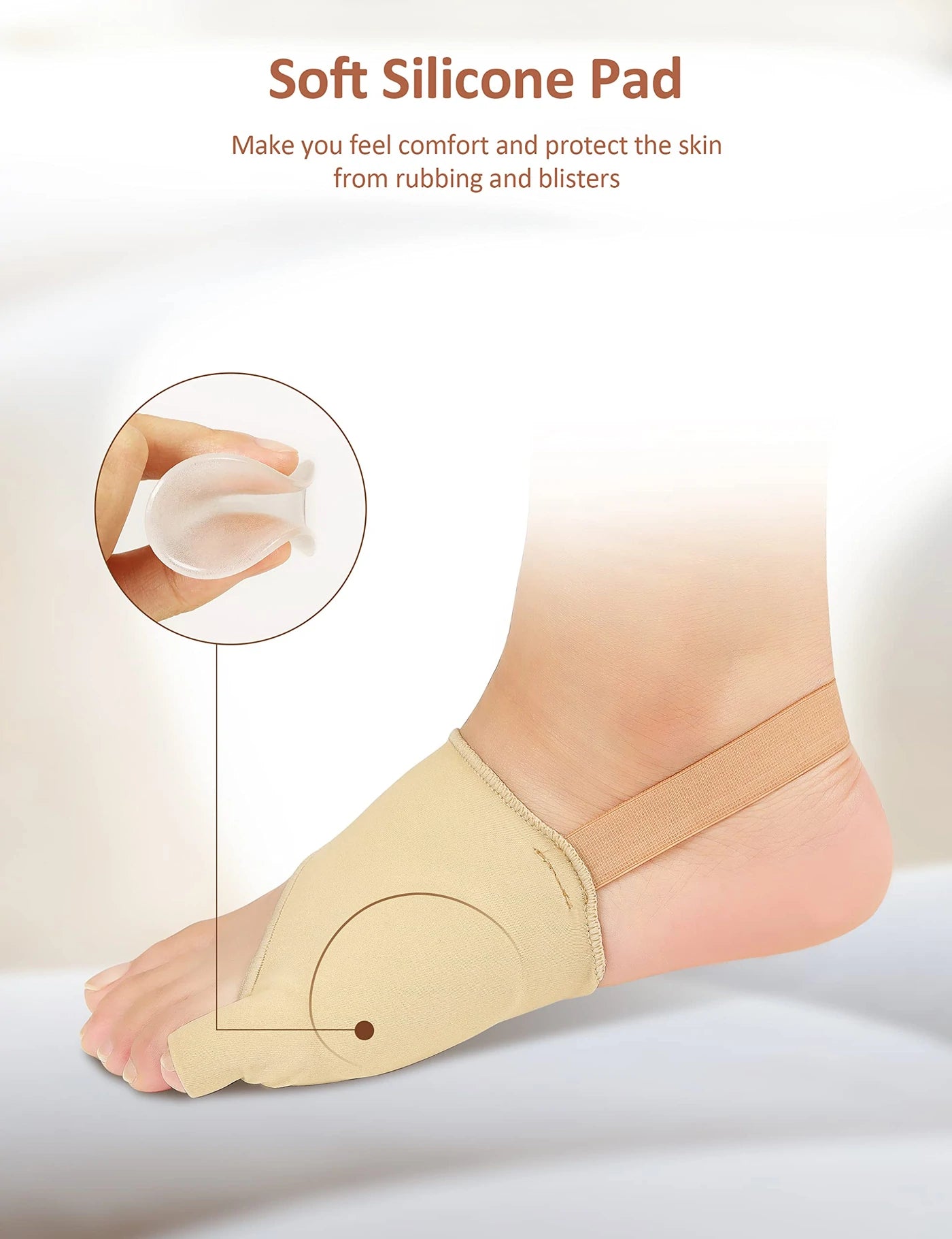 HalluxCare™ Tailor's Bunion ( Bunionette ) Pain Relief Correction  Protection Sleeves