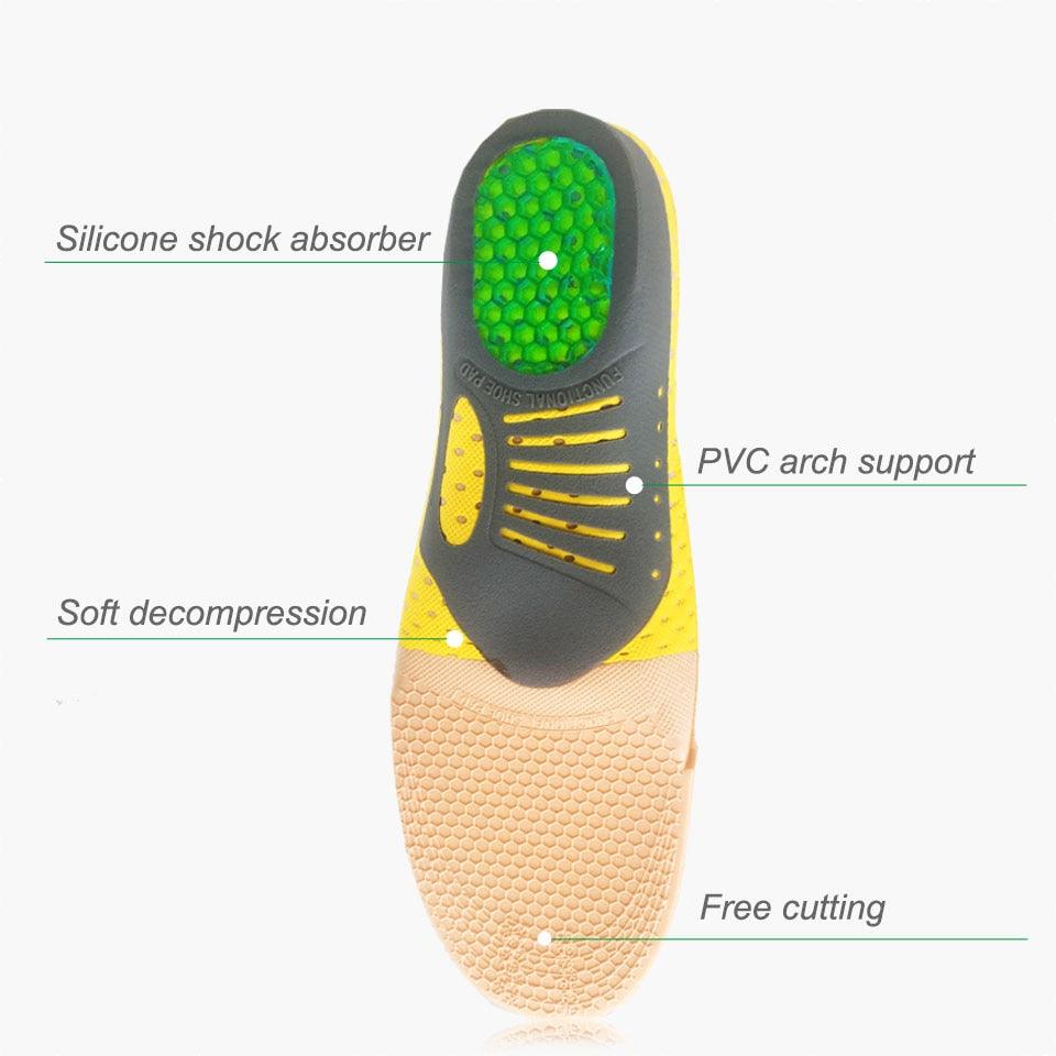 silicone shock absorber soft decompression PVC arch support free cutting